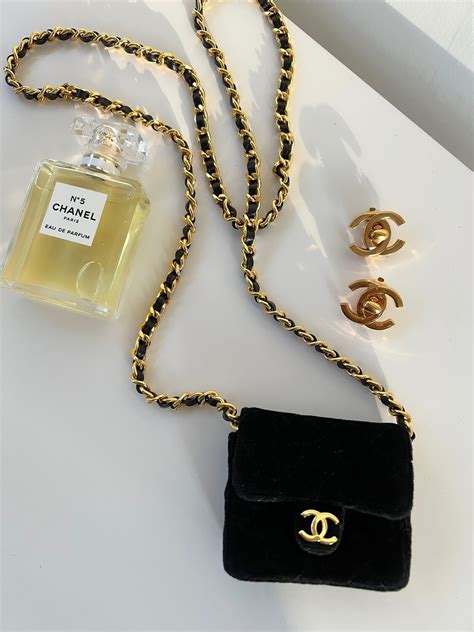 chanel vintage micro bag